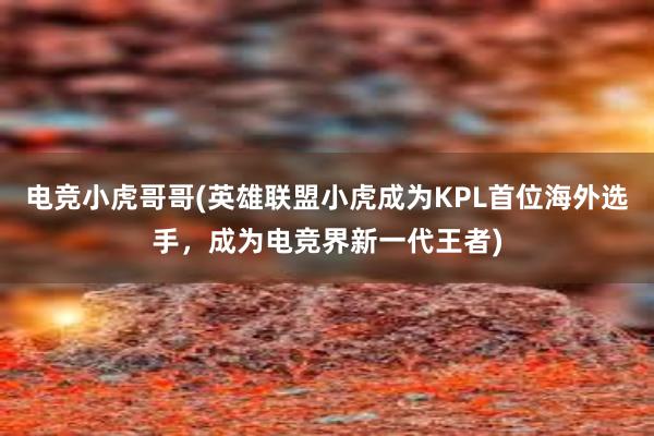 电竞小虎哥哥(英雄联盟小虎成为KPL首位海外选手，成为电竞界新一代王者)