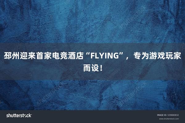 邳州迎来首家电竞酒店“FLYING”，专为游戏玩家而设！